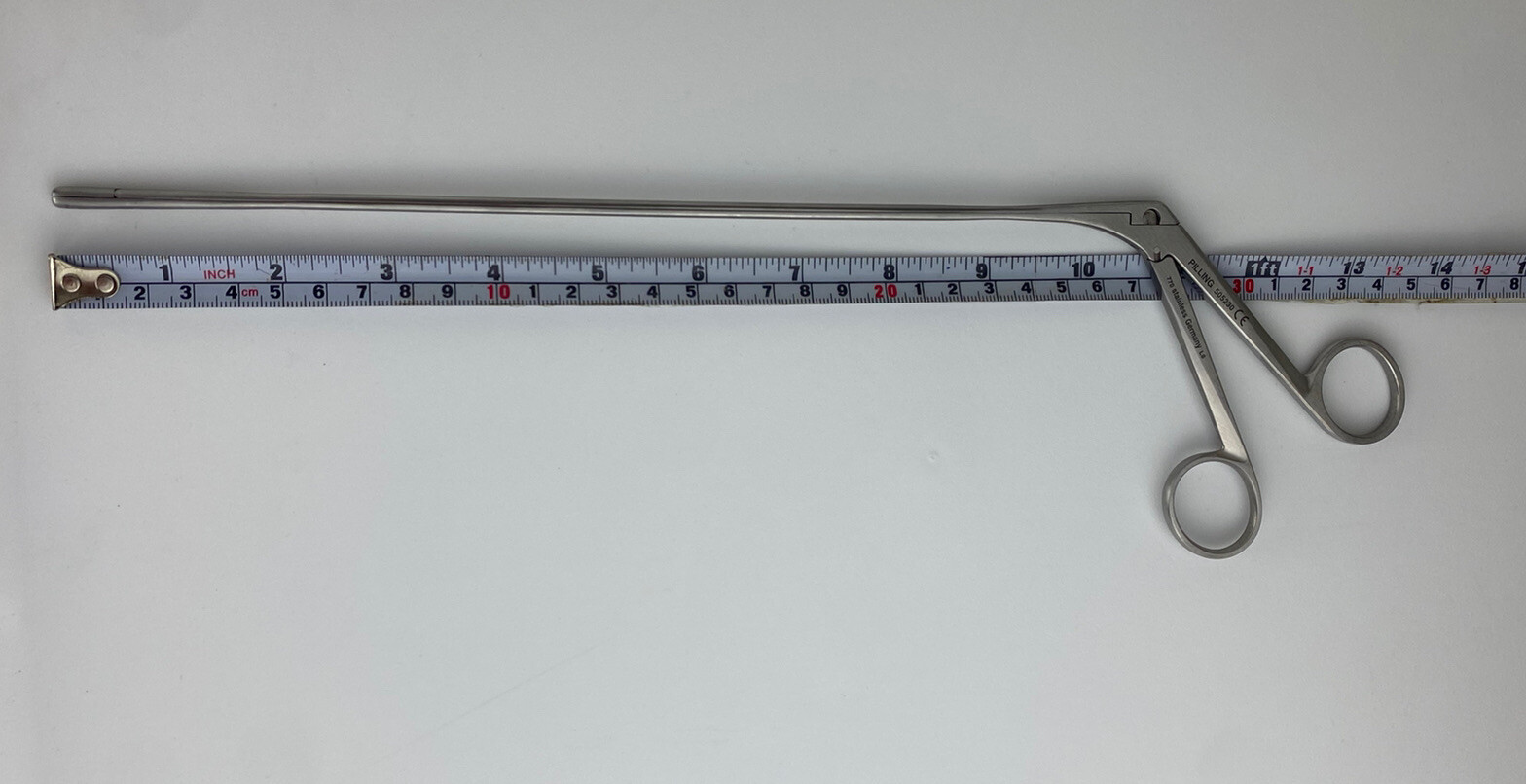 Patterson Elongated Cup Biting Forceps Straight 28cm Length PILLING 505230