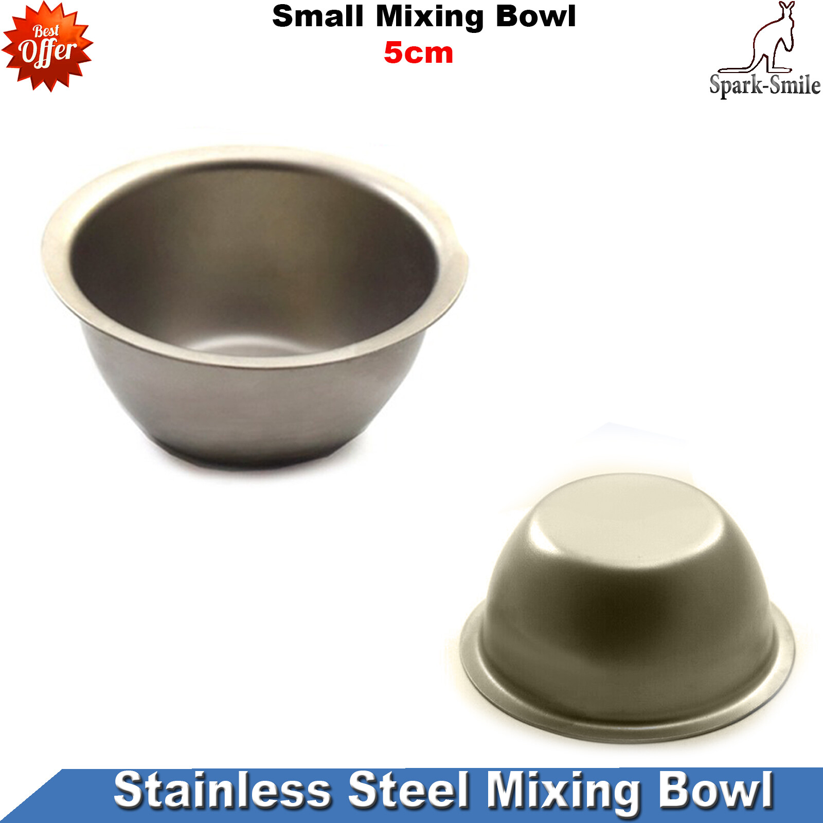 Surgical Implant Stainless Steel Small Mixing Bowl Dental Plaster Alginate Mix