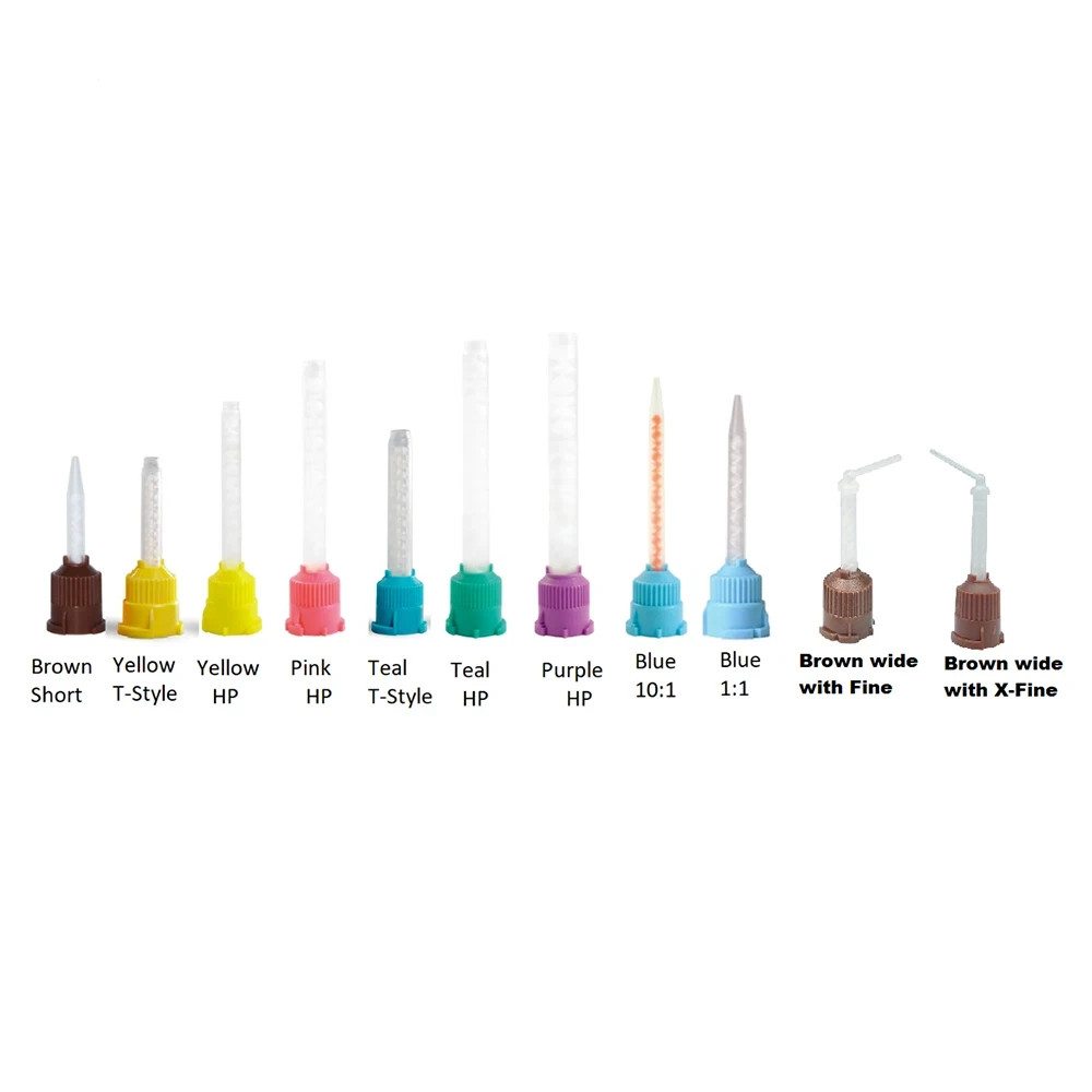 Dental Mixing Tips for Impression Material,C&B, Cements 50/Bag Disposable