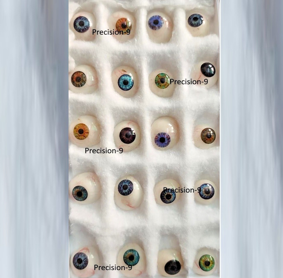 Superior Quality Acrylic Eye Prosthesis Custom Fit Artificial Eye Mix Color 20PC