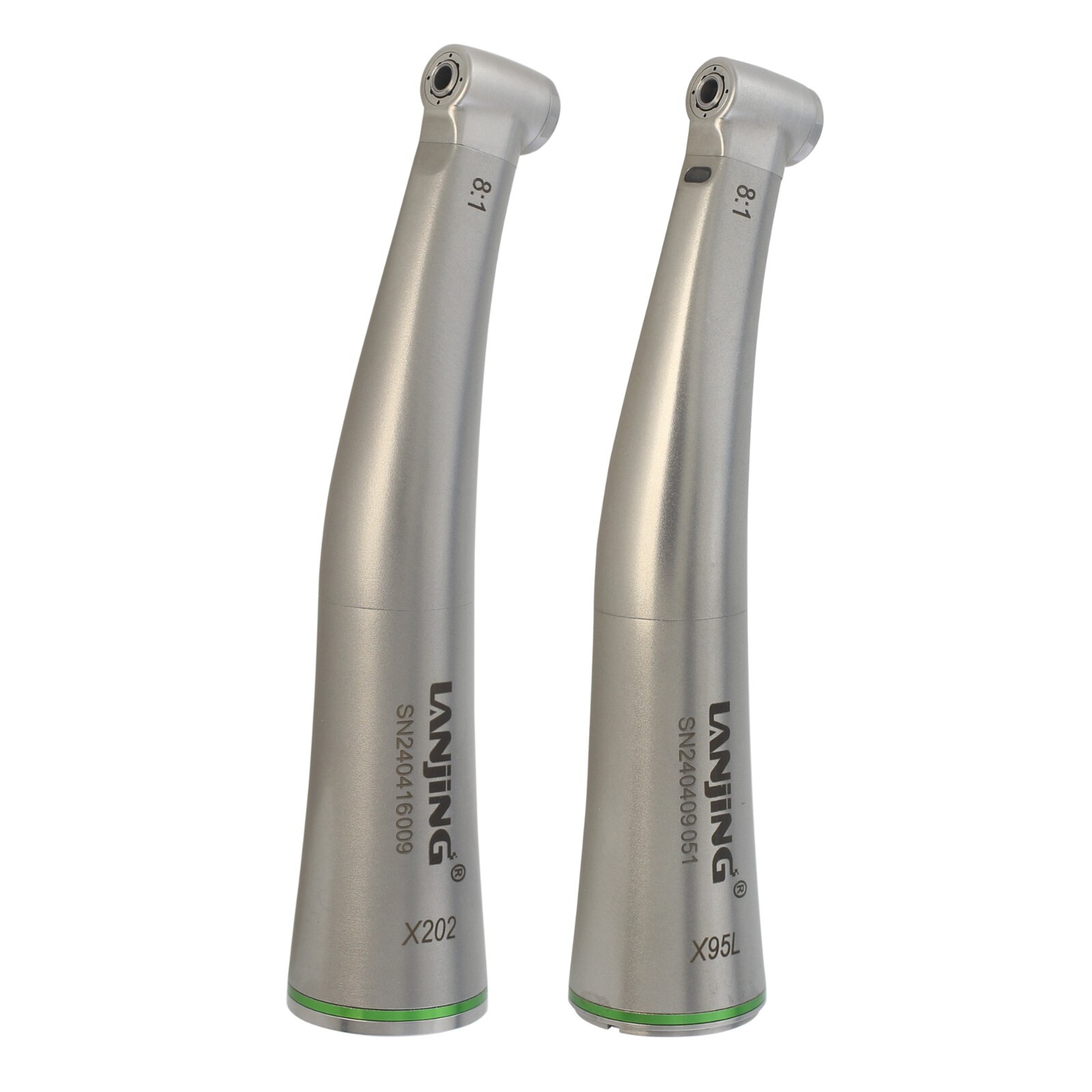 LANJING Dental 8:1 Endo Handpiece Contra Angle Micro Head Fiber Optic ISO E Type