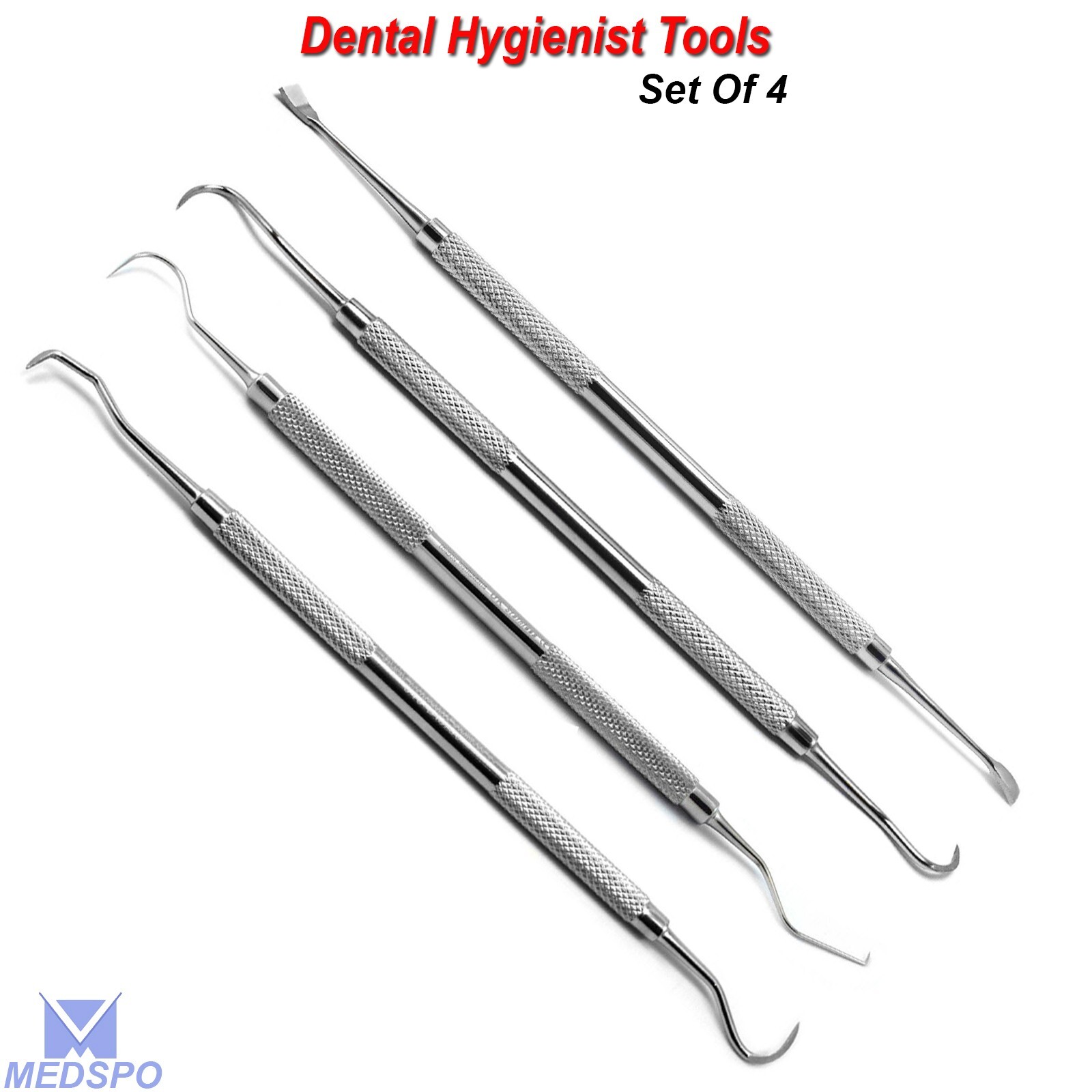 Dental Tartar Calculus Plaque Remover Dentist Tooth Cleaning Scaler Instruments
