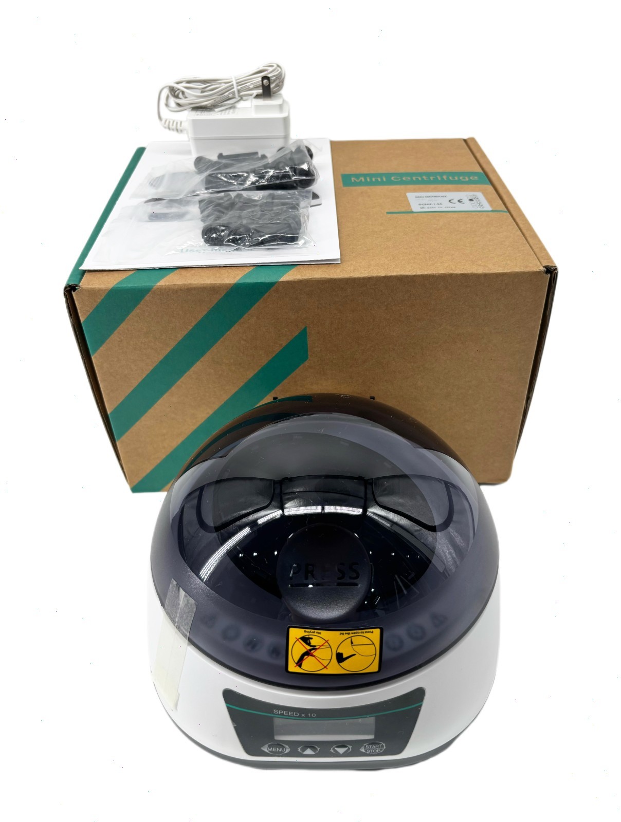 Lab Mini Centrifuge with Max Rotation Speed 7000rpm 0.2/0.5/1.5/2ml Micro Tube*1