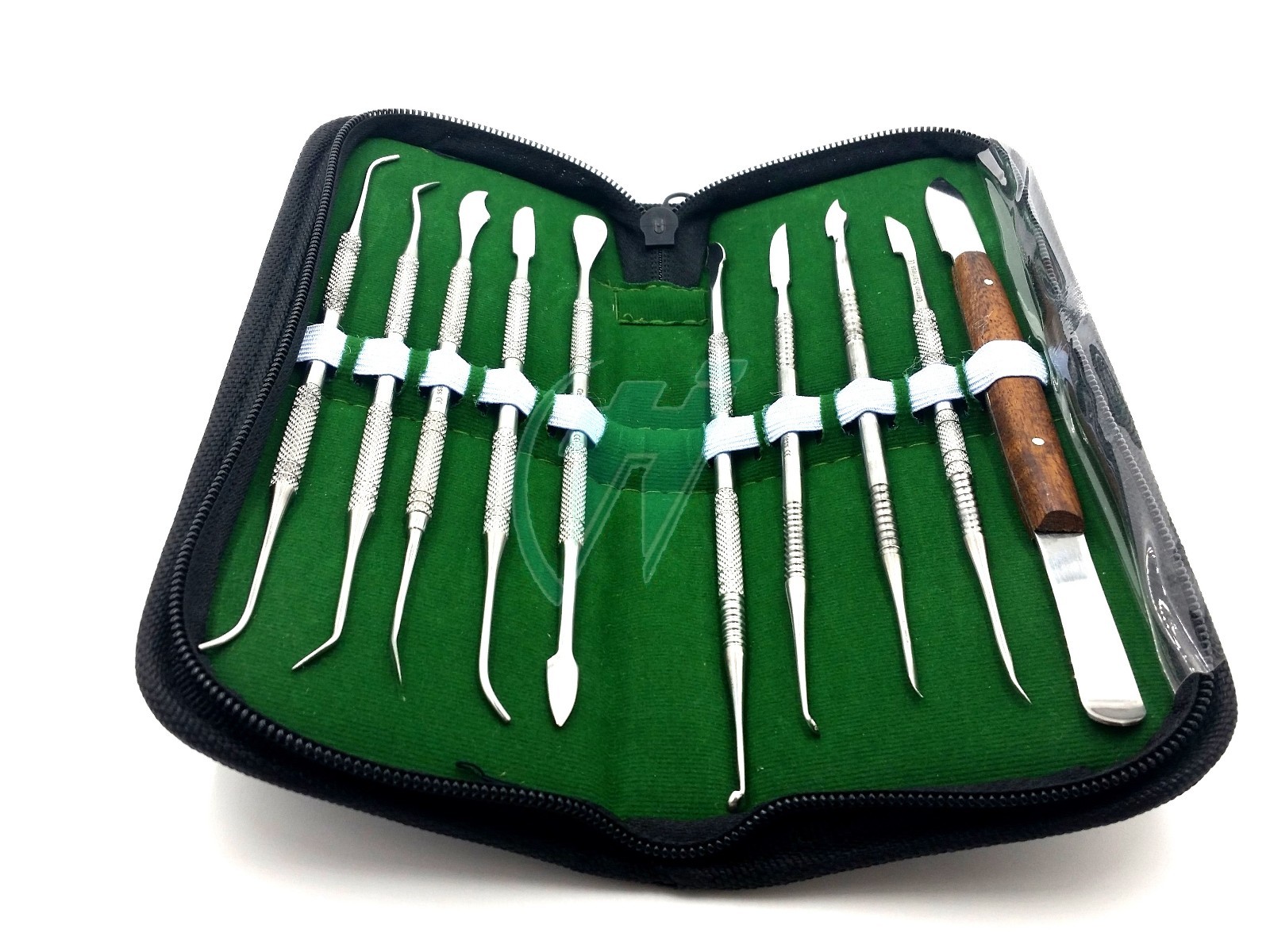 Dental Set Instrument Sculpture Stainless Steel Kit Wax Carving Tools 10Pcs/1Set