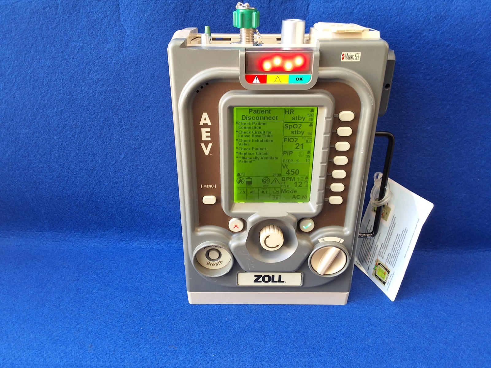 Zoll Impact AEV 731 Series Ventilator (No Power Supply).