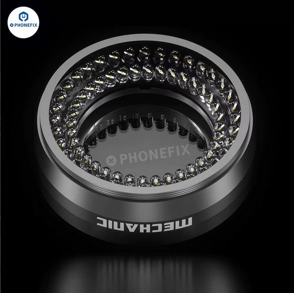 Mechanic Polarized Ring Light LS720+ Plus Microscope Anti Glare Lamp 72 LED