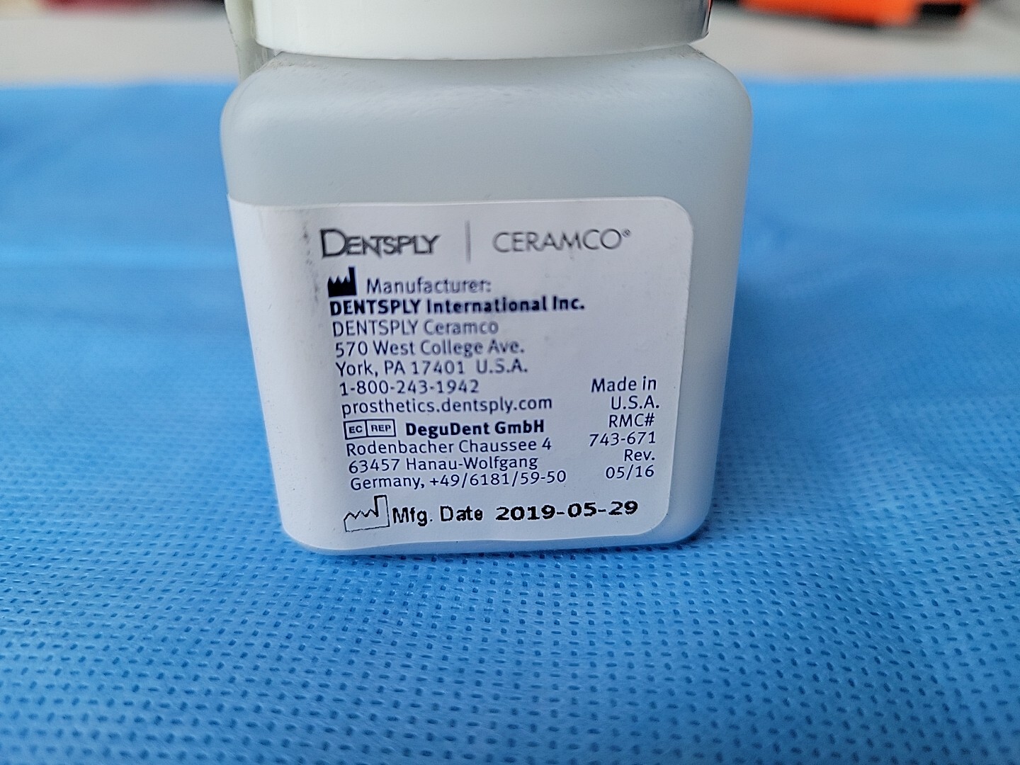 Ceramco II Silver Translucent Dental Lab Porcelain Powder Lot of 21