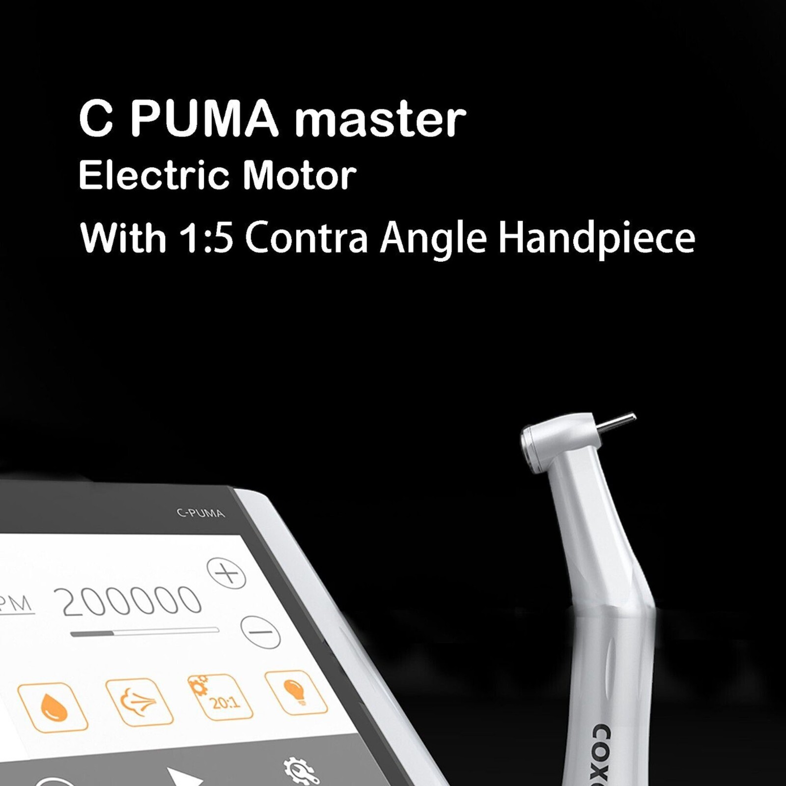COXO Dental Electric Motor LED 1:5 Contra Angle 6:1 Endo Handpiece C PUMA Master