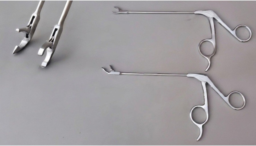 Arthroscopic Penetrator Suture Retriever Forceps 45° Up & Straight Arthroscopy