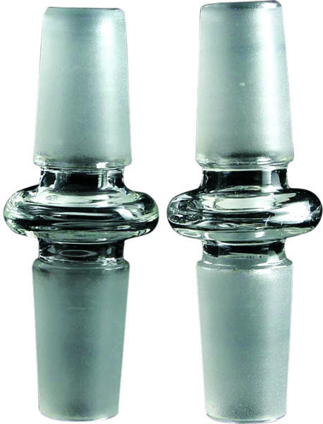 Scientific Lab Glass Borosilicate Adapter Fitting Male to Male 10mm 14mm 18mm