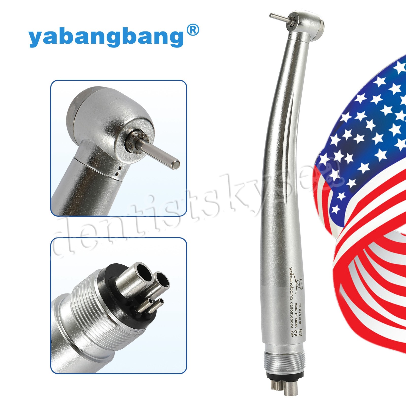 10Pcs Dental Fast High Speed Handpiece Push Button 4H U3BM Pediatric Mini
