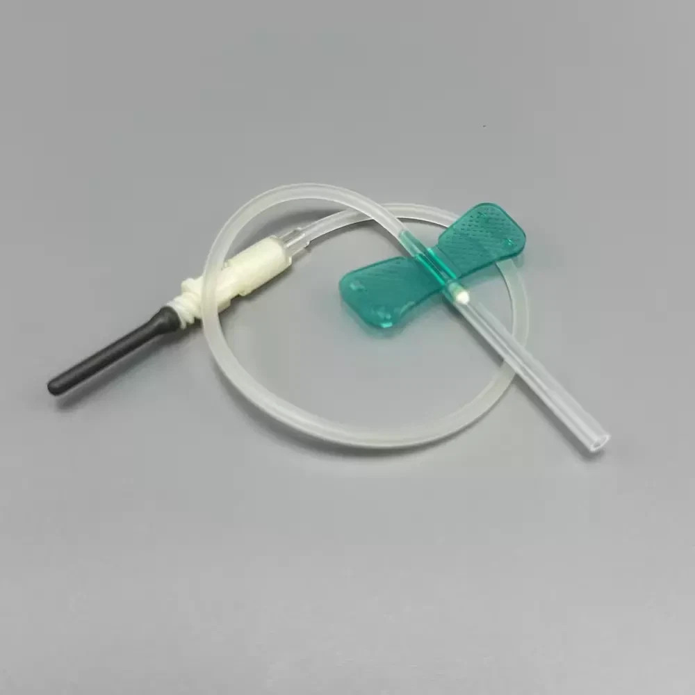 50Pcs Advanced Safety Double Wing Tips with Luer Adapter for Pet Cat Dogs Animal