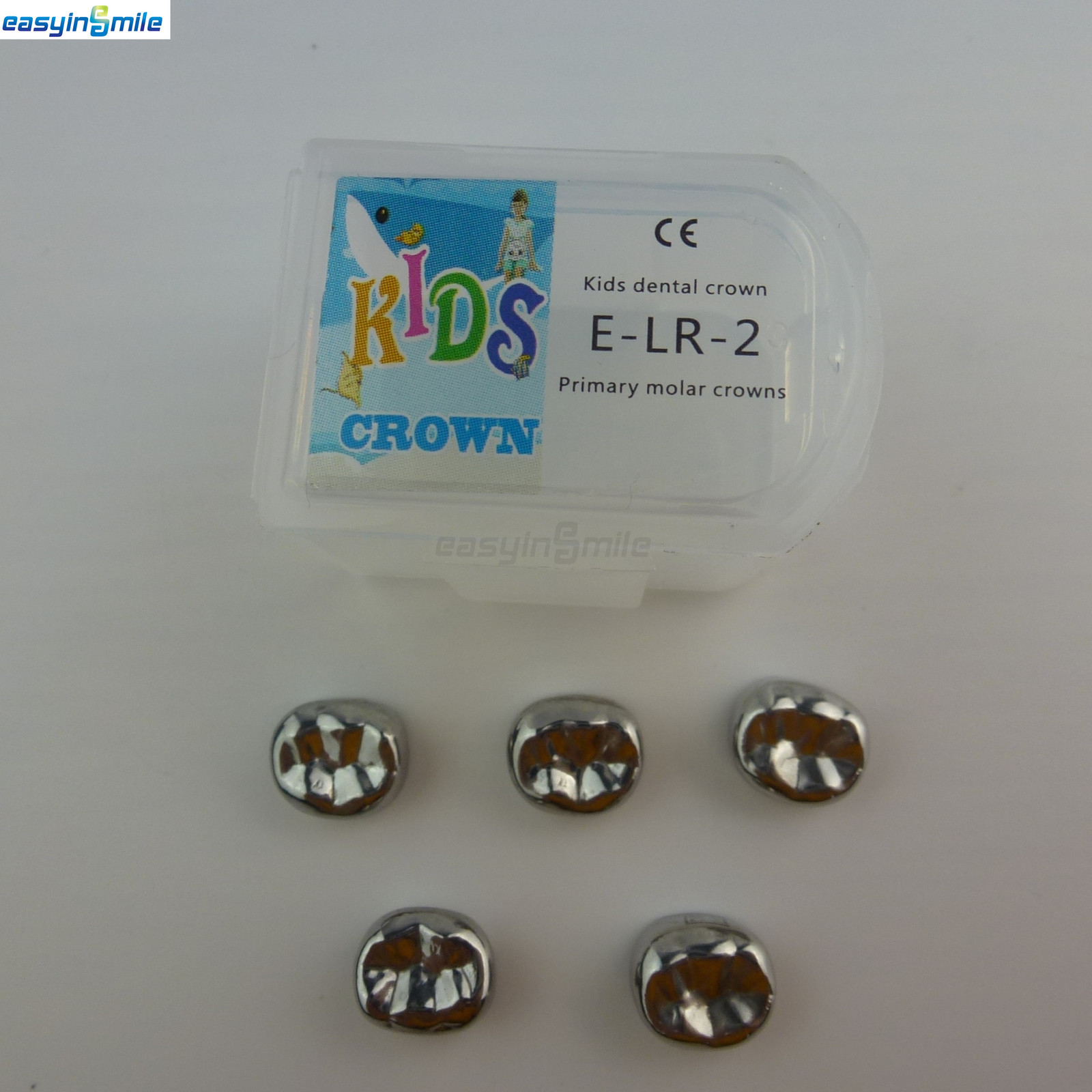 48/96Pc Dental Molar Crown teeth Kit Preformed Stainless Steel Kids/Adult Crowns
