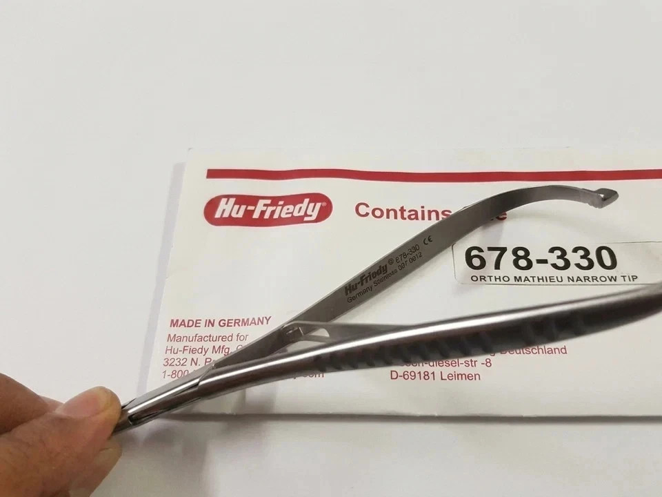 Lot of 5 Pcs HU FRIEDY Mathieu Narrow Tip Orthodontic Plier 678-330
