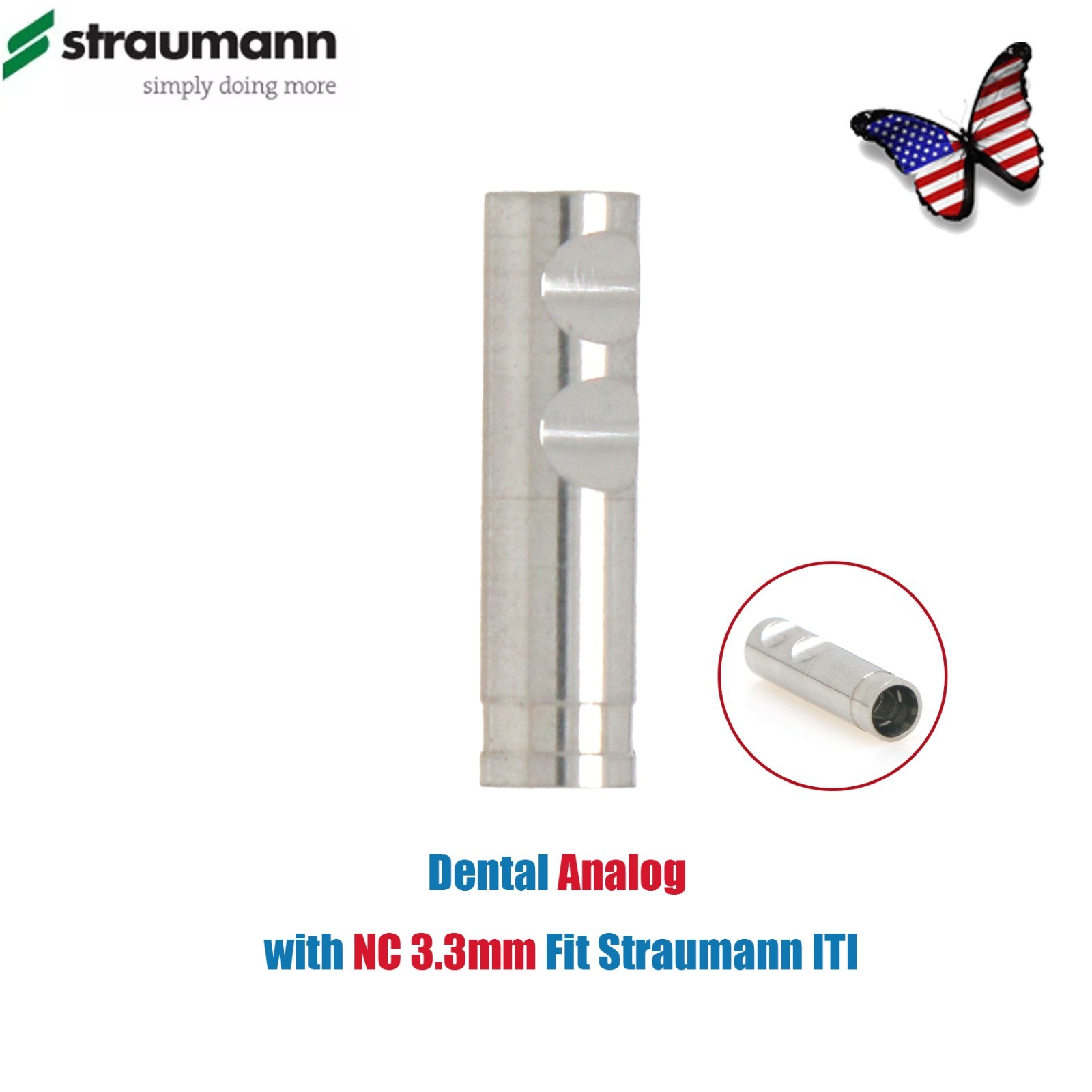 US Dental Fits Straumann ITI NC/RC Impression Coping & Scanbody Open/Closed Tray