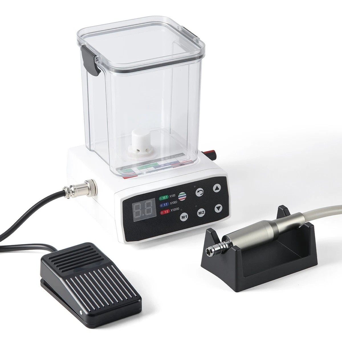 COXO Dental LED Electric Motor & Water Tank/1:5 LED Handpiece FGbur Inner Spray