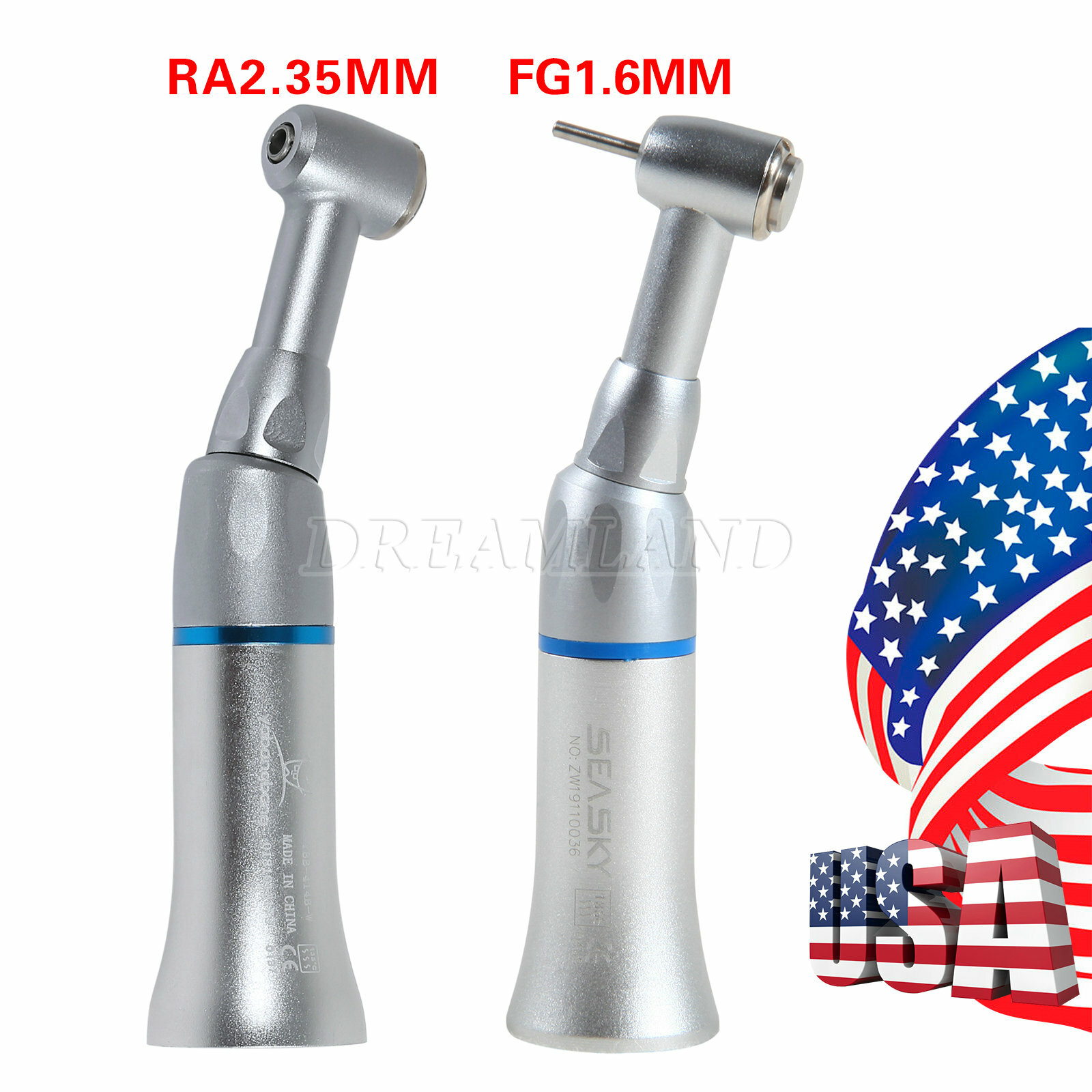 NSK Style Dental Contra angle fit FG 1.60mm / CA 2.35mm Low Speed Handpiece NEW