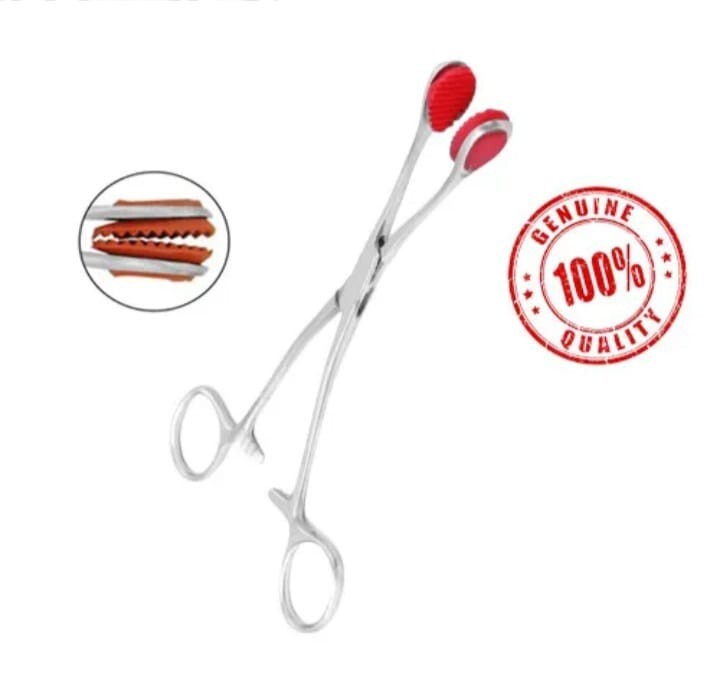 YOUNG Tongue Seizing Forceps Surgical Hospital & Veterinary Instruments