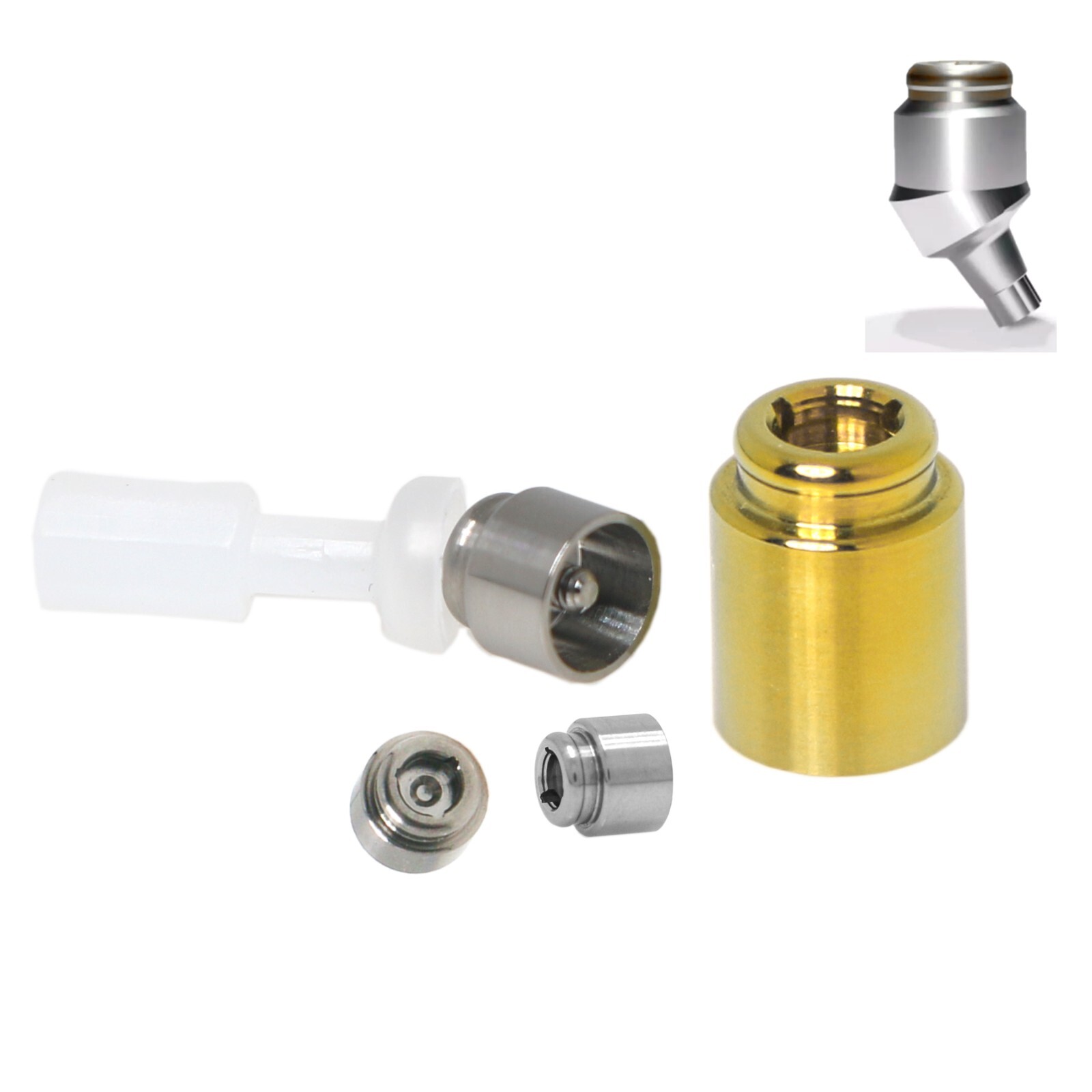 Hiossen/Nobel/Zimmer/BB/Adin Multi-Unit 4.8 Platrorm Locator Abutment For 3/5mm