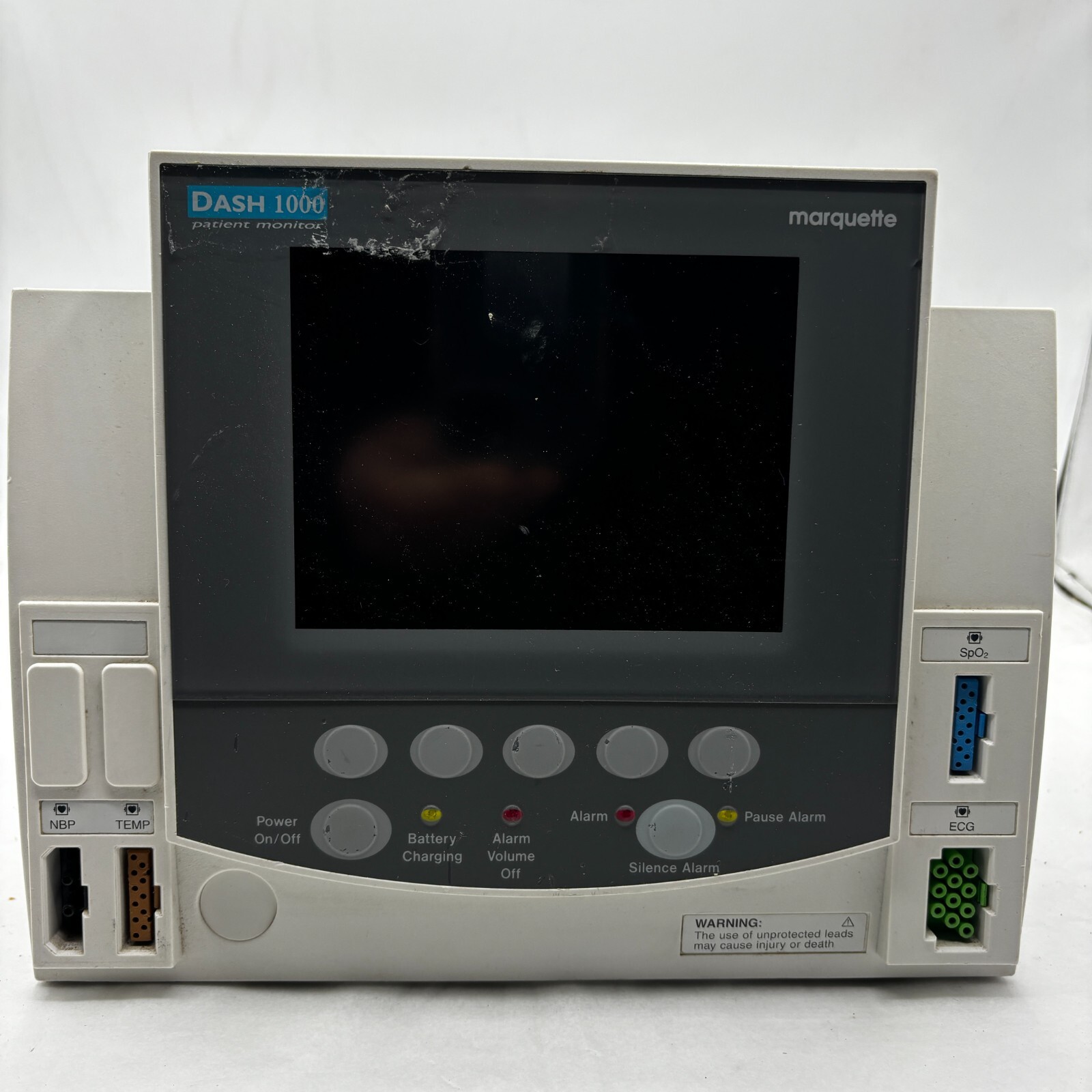 MARQUETTE SYSTEMS DASH 1000 PATIENT MONITOR 100-240V 0.15..0.3A DASH1000 🎯