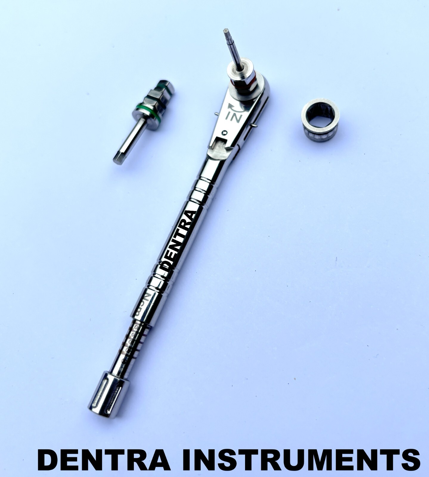 Dental Implant Torque Wrench Ratchet 10-50ncm With Drivers CE New