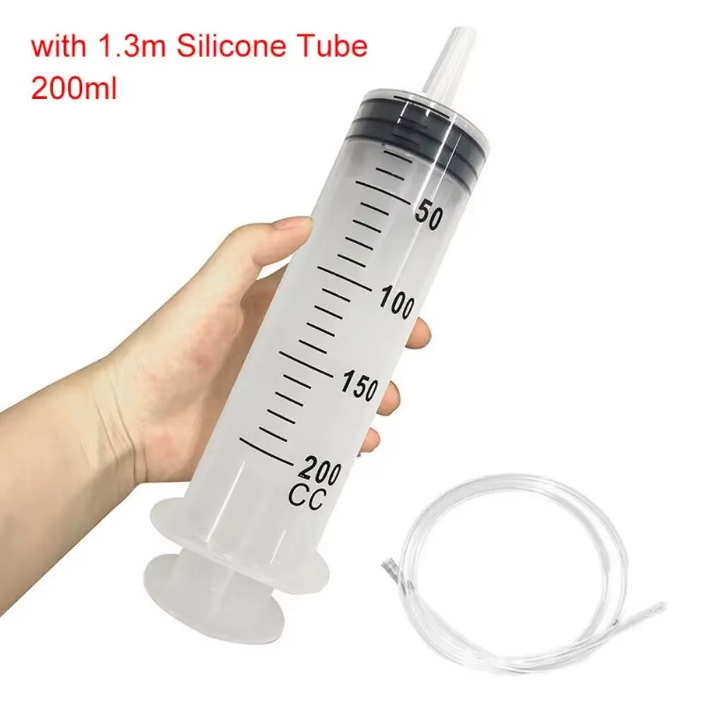 1Pc 150Ml-500Ml Large Capacity Syringe Syringes Reusable Pump Measuring 1.3M Tub