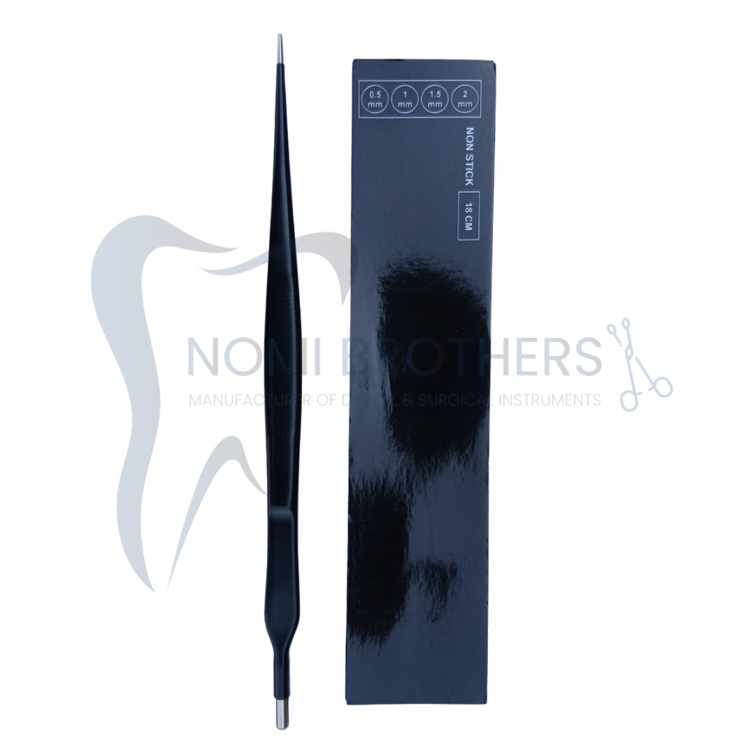 Reusable Black Straight Monopolar Electrode Surgical CE Certified Cautery Tool