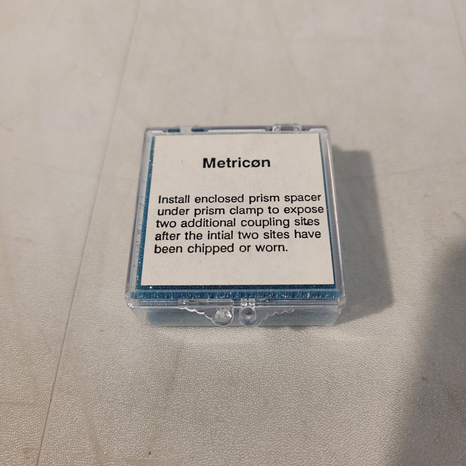 Metricon Prism Spacer Bar Block 32mm X 4mm X 8mm New Open Box