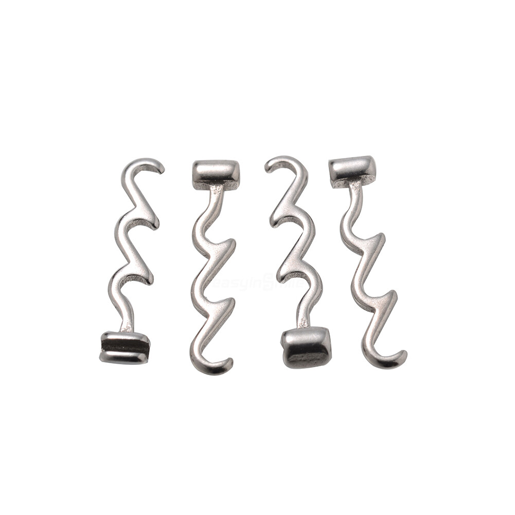 10pcs Dental Orthodontic Crimpable Hooks Stainless Steel Size Option Easyinsmile