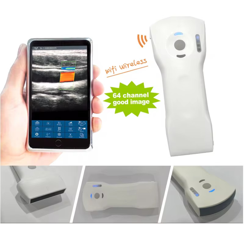Wifi Wireless Color Ultrasound Doppler Scanner 256E 3 in 1 (64 Channels)