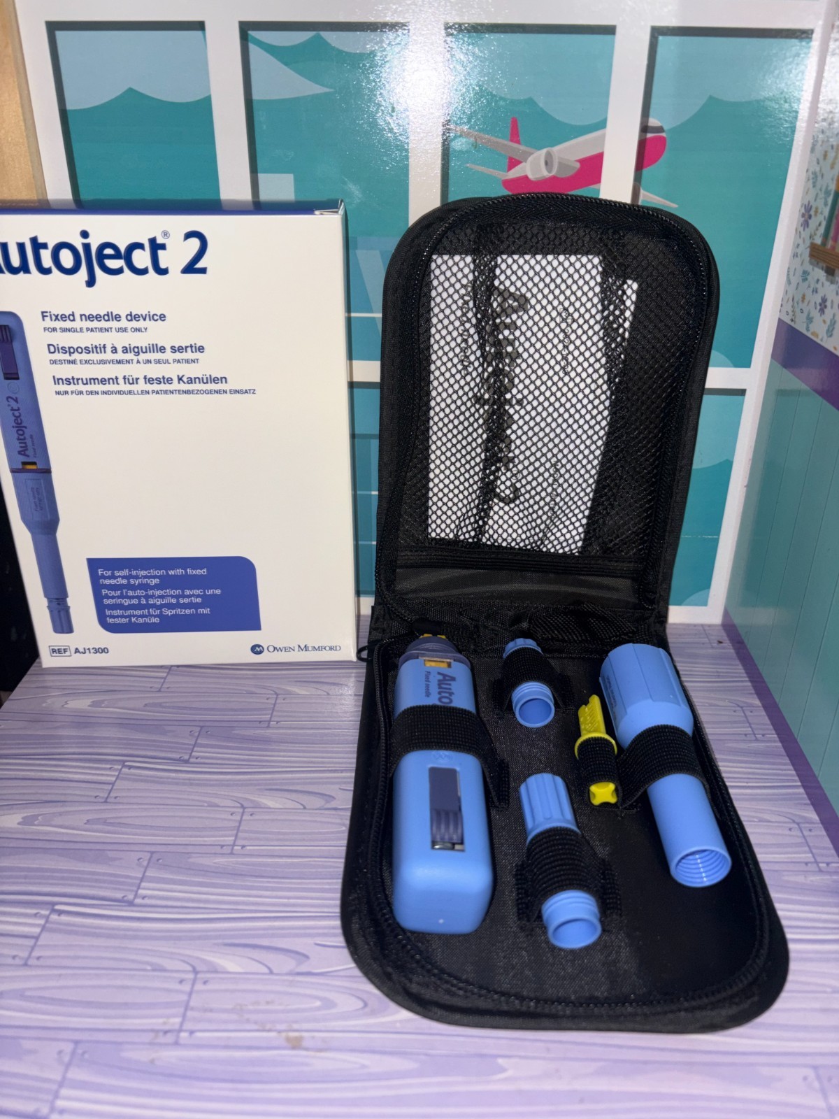 Autoject 2 AJ1300 Self Injection Aid Device Easy Syringe Injector with Case