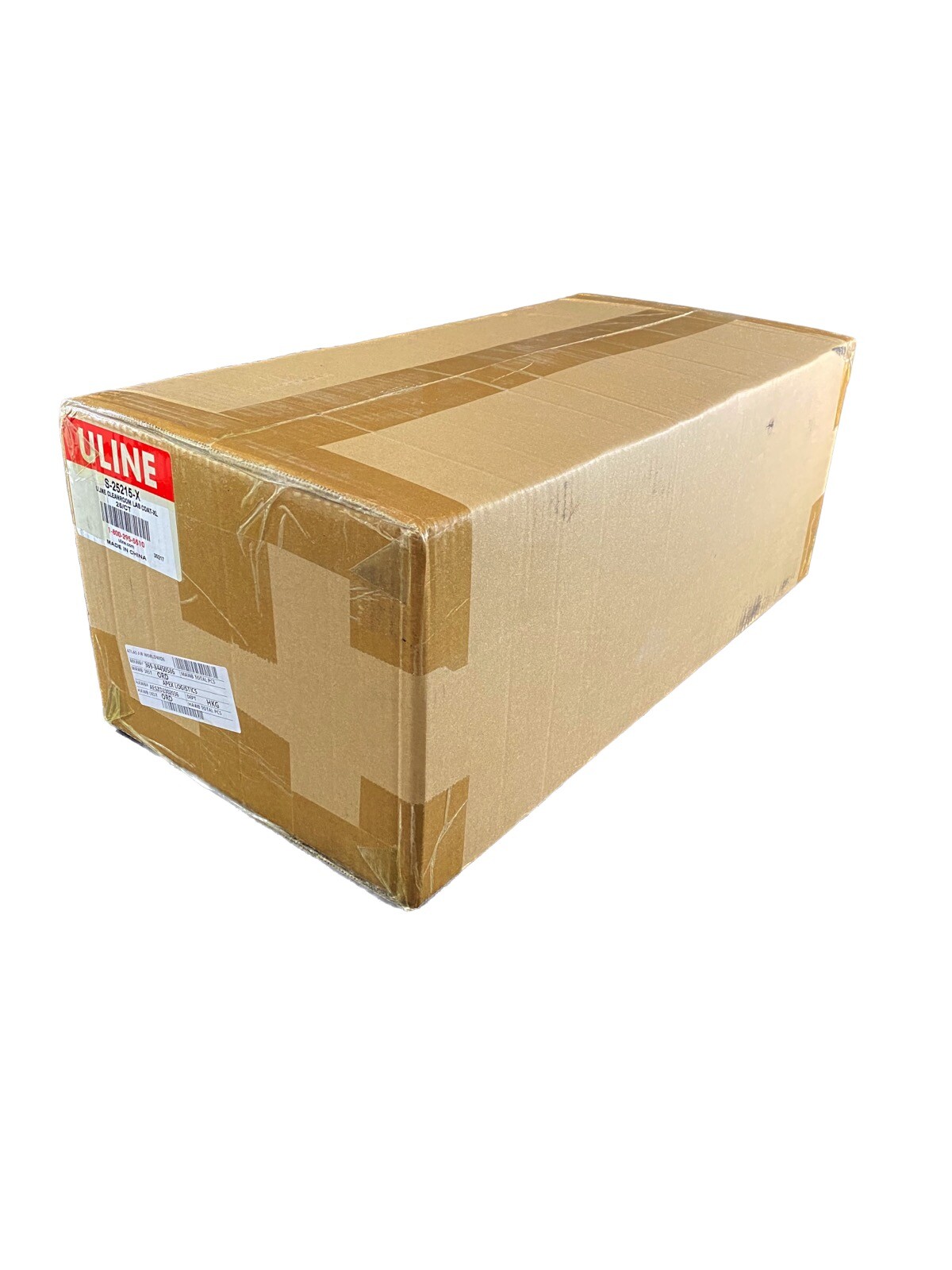 ULINE Cleanroom Lab Coats Size: XL Snap Front Elastic Wrists 25215 (25/cs)