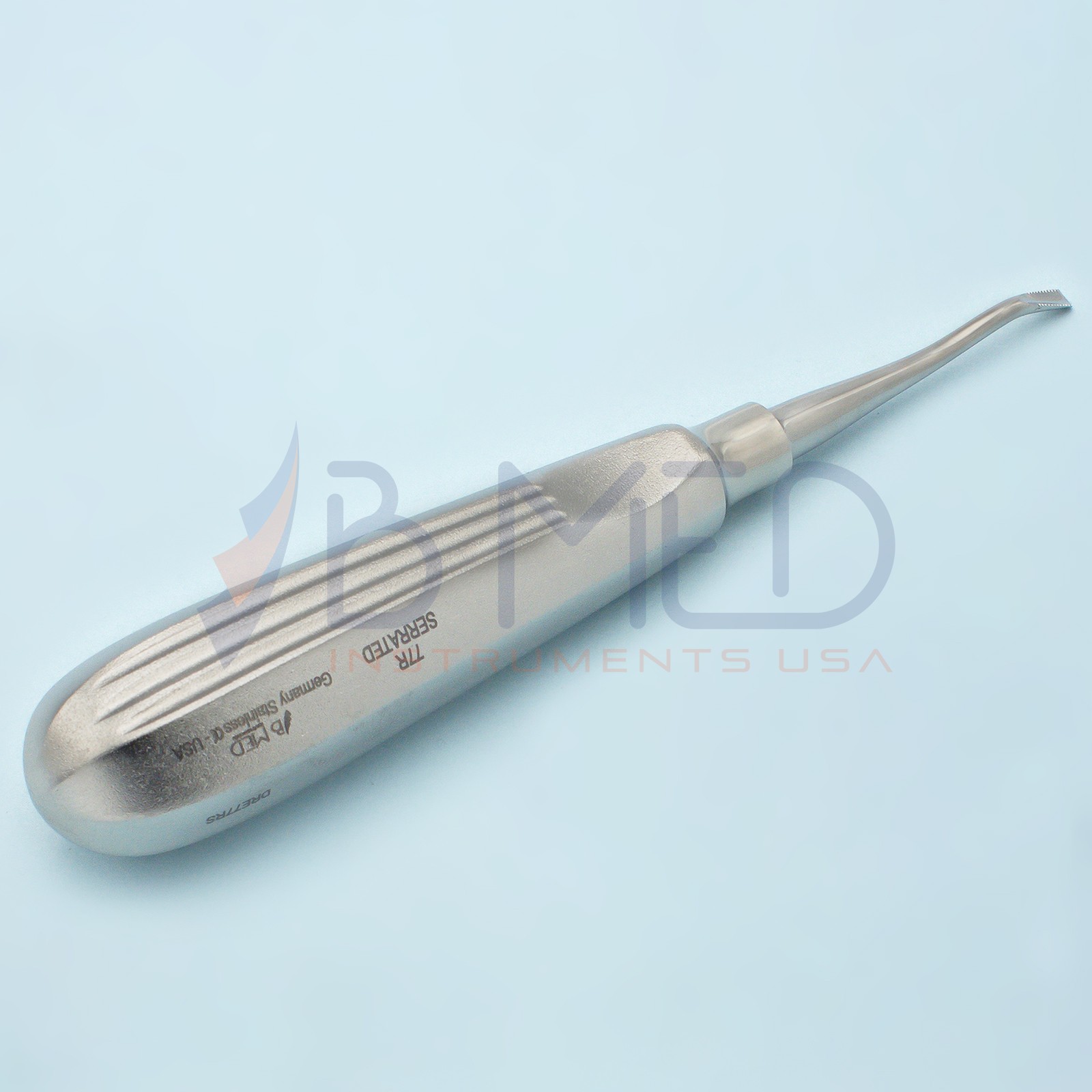 OR Grade Dental Apical Root Elevator 77R Serrated Periodontal Tooth Extracting