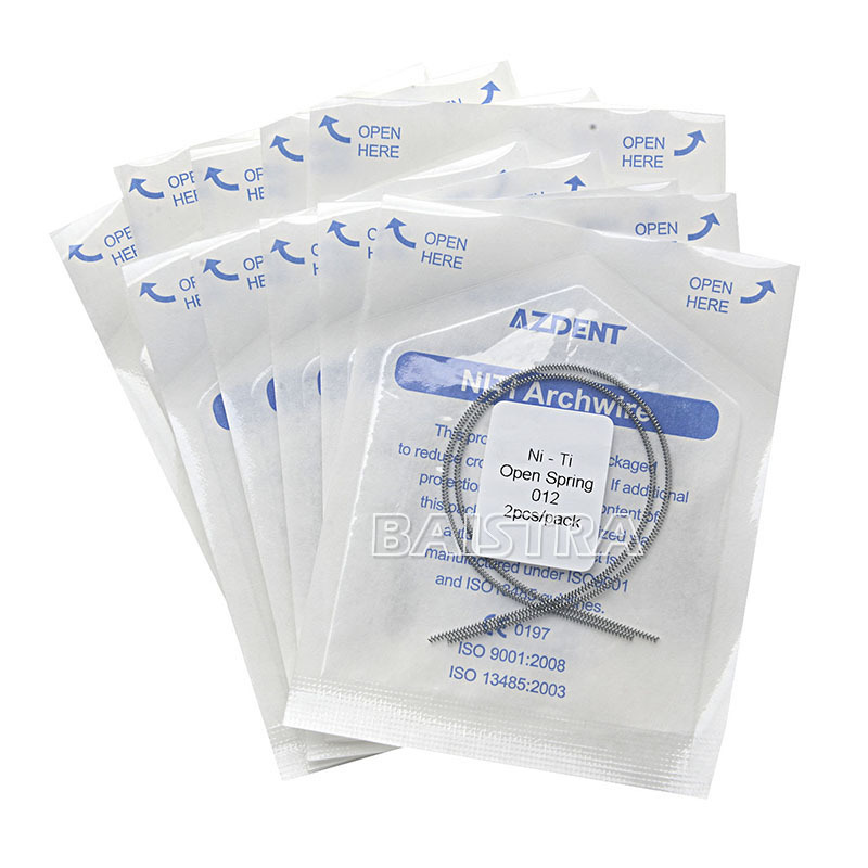 10 Bags Dental Orthodontic Niti Open Coil Spring 0.012*180mm AZDENT