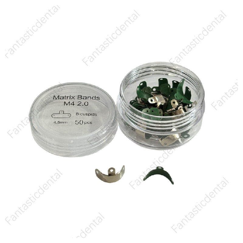 Dental Matrix Bands Sectional Contoured Metal Matrices Non-Stick PTFE Coated
