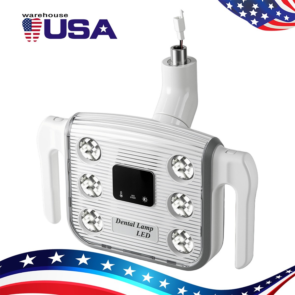 Dental Chair LED Oral Light Operating Lamp 8-Level Adjustable Color Temperature