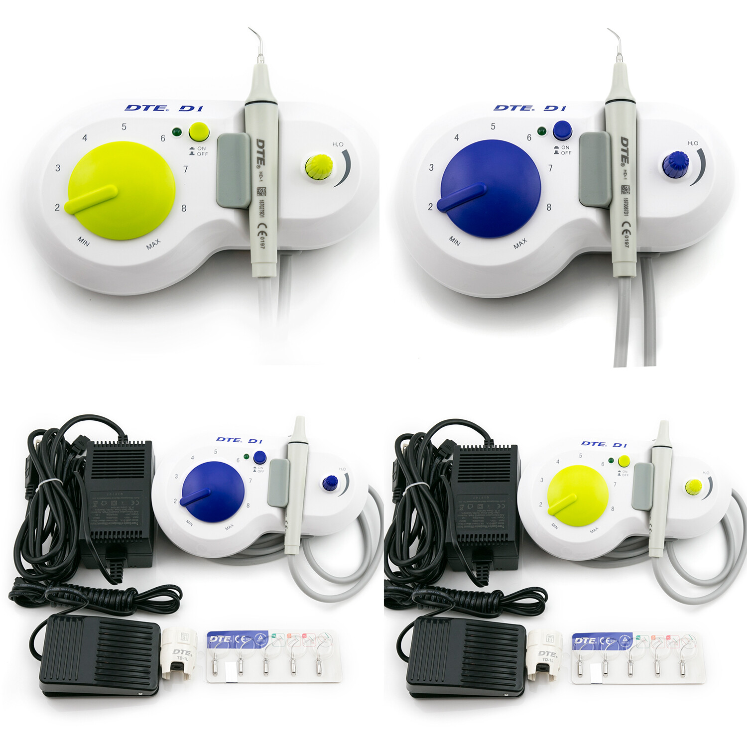 Woodpecker Dental DTE D1 Ultrasonic Scaler Handpiece 5 Tips Scaling+Perio