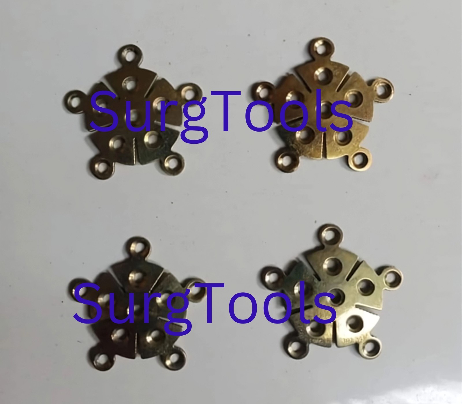 1.5mm CMF Maxillofacial Burr Hole Plates & Self Drilling Screws 24 Pcs Titanium