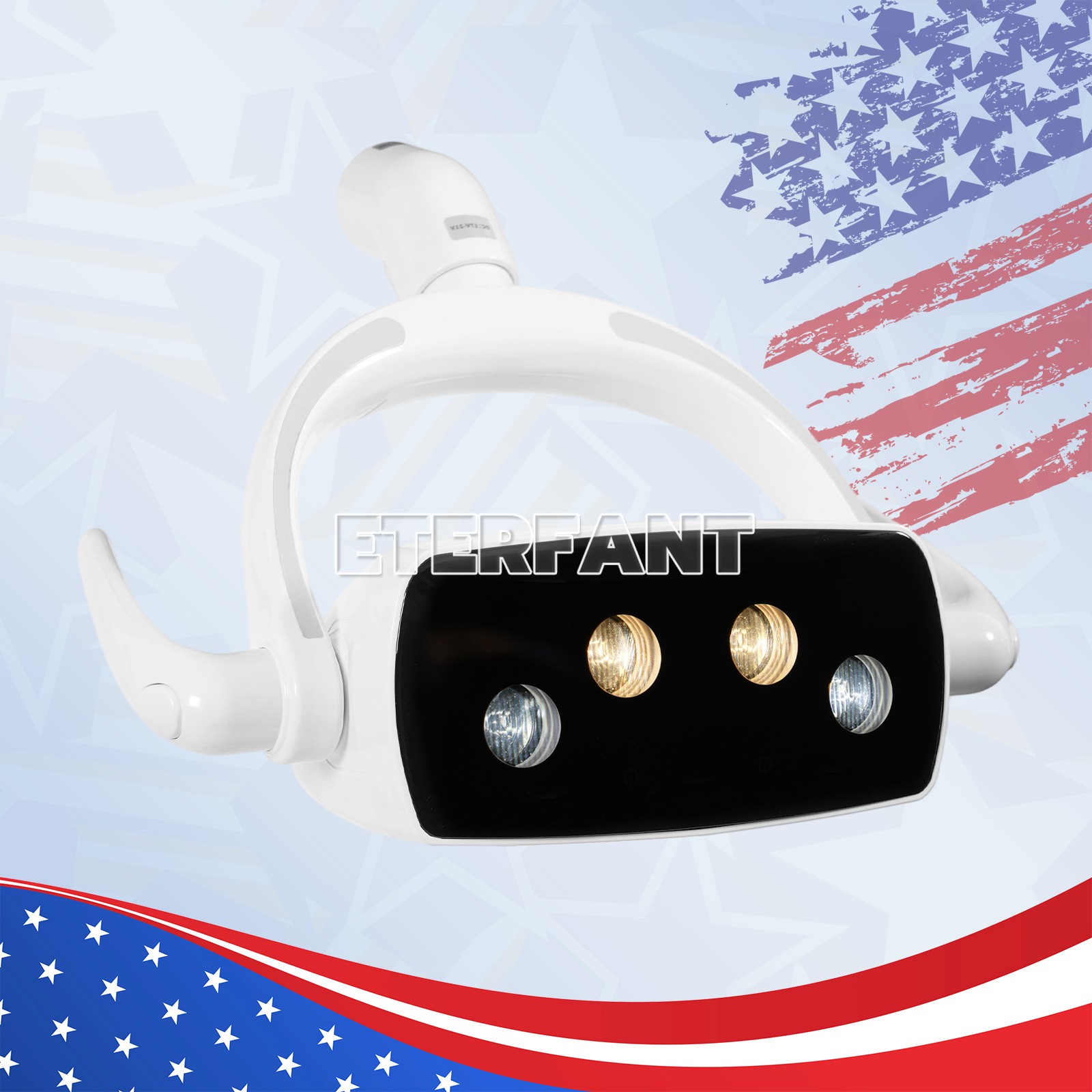 4 LED Dual Color Temperature Dentist Touch Induction Dental Unit Chair Oral Lamp
