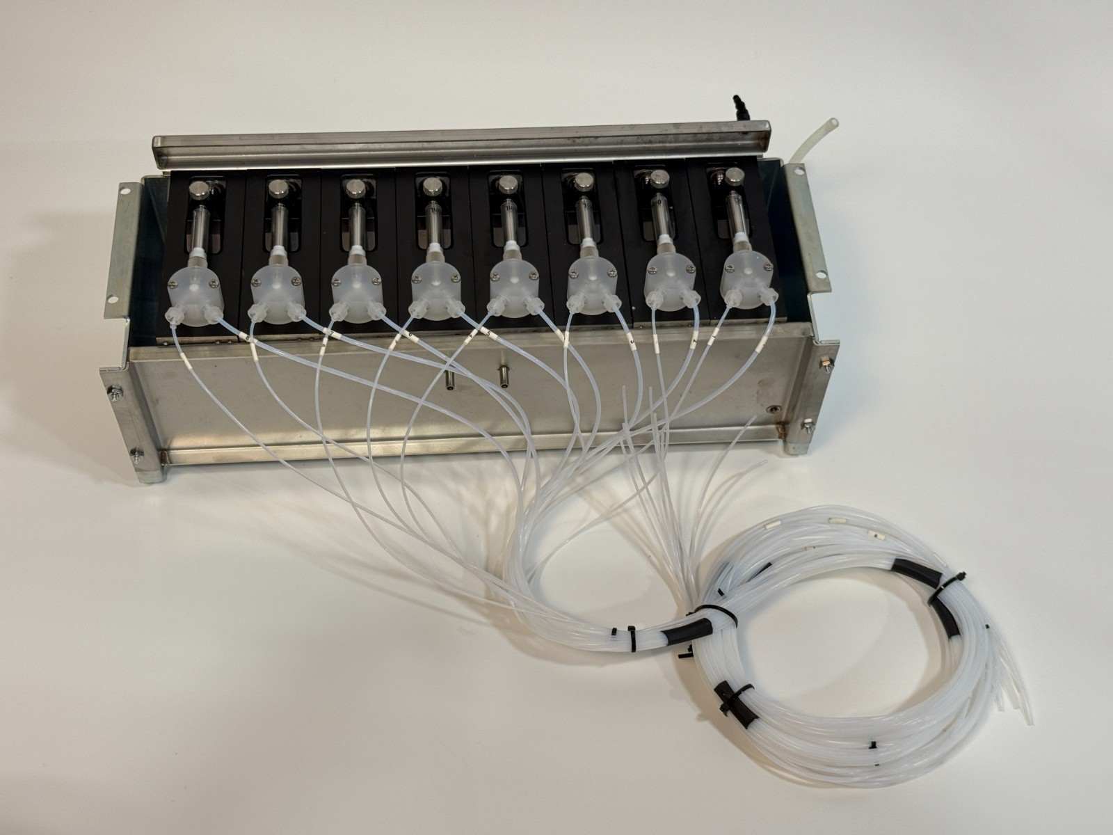 Beckman Coulter Biomek FXp 8-Channel Cavro Syringe Pump Fluidics Assy Manifold