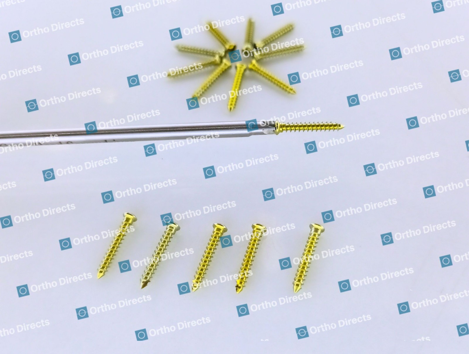1.5mm Cross Drive Self-Tapping Screws Maxillofacial CMF Set 100 Pcs Set Ti