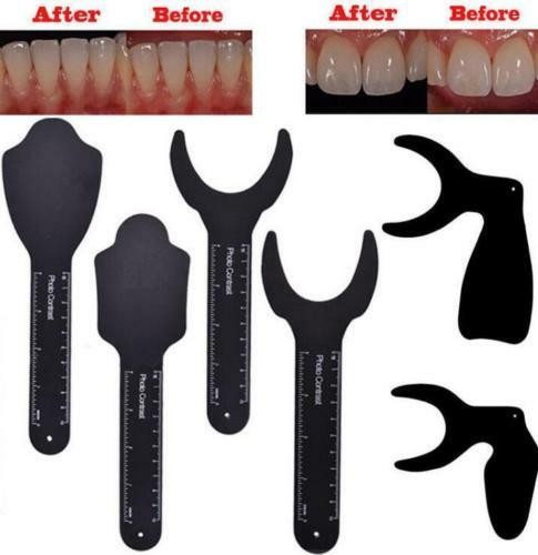 6Pcs Dental Black Background Board Photography Contraster Photo Contrast Set/Kit