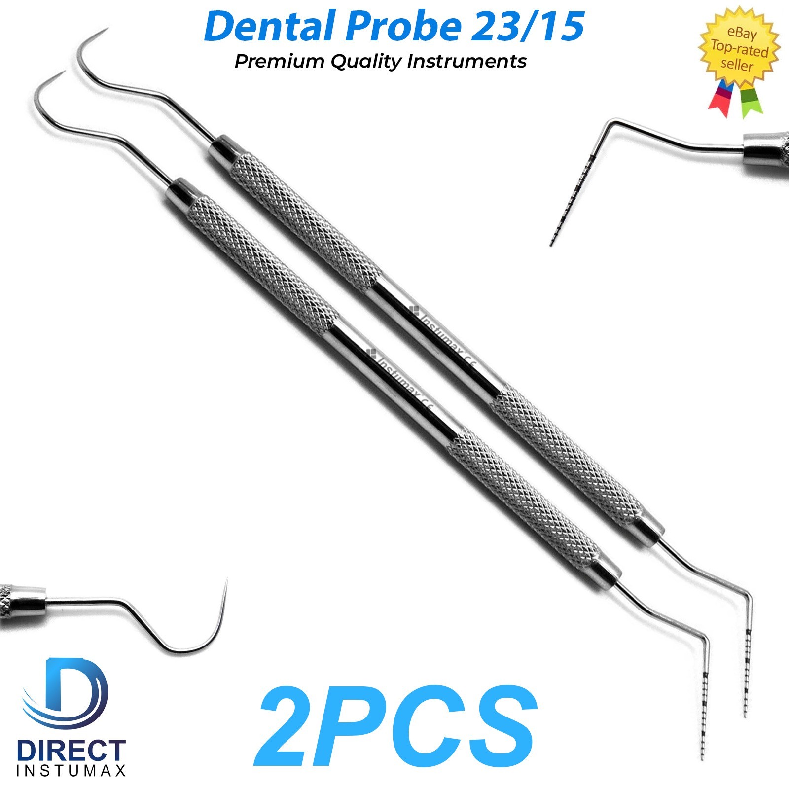 Dental Williams Explorer Probe 23 Color Coded Double Ended Instruments