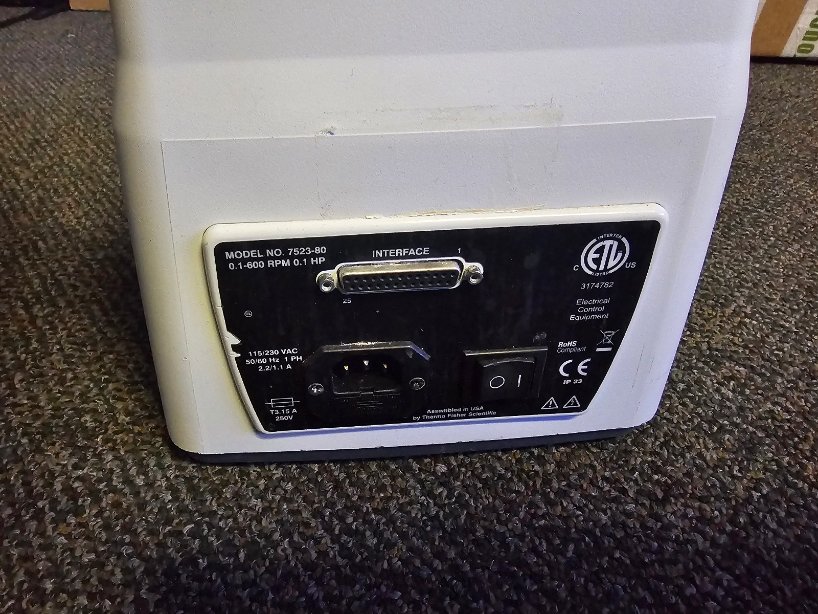 Thermo Scientific Masterflex P/S Easy-Load II Pump Head 957-0000 SS Rotor