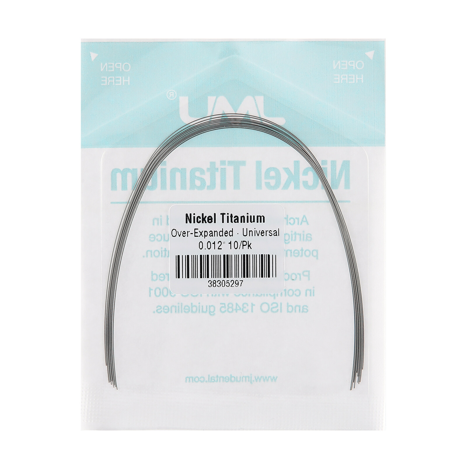 JMU 10pk Orthodontic NiTi Archwire Round/Rectangular Over-Expanded Universal