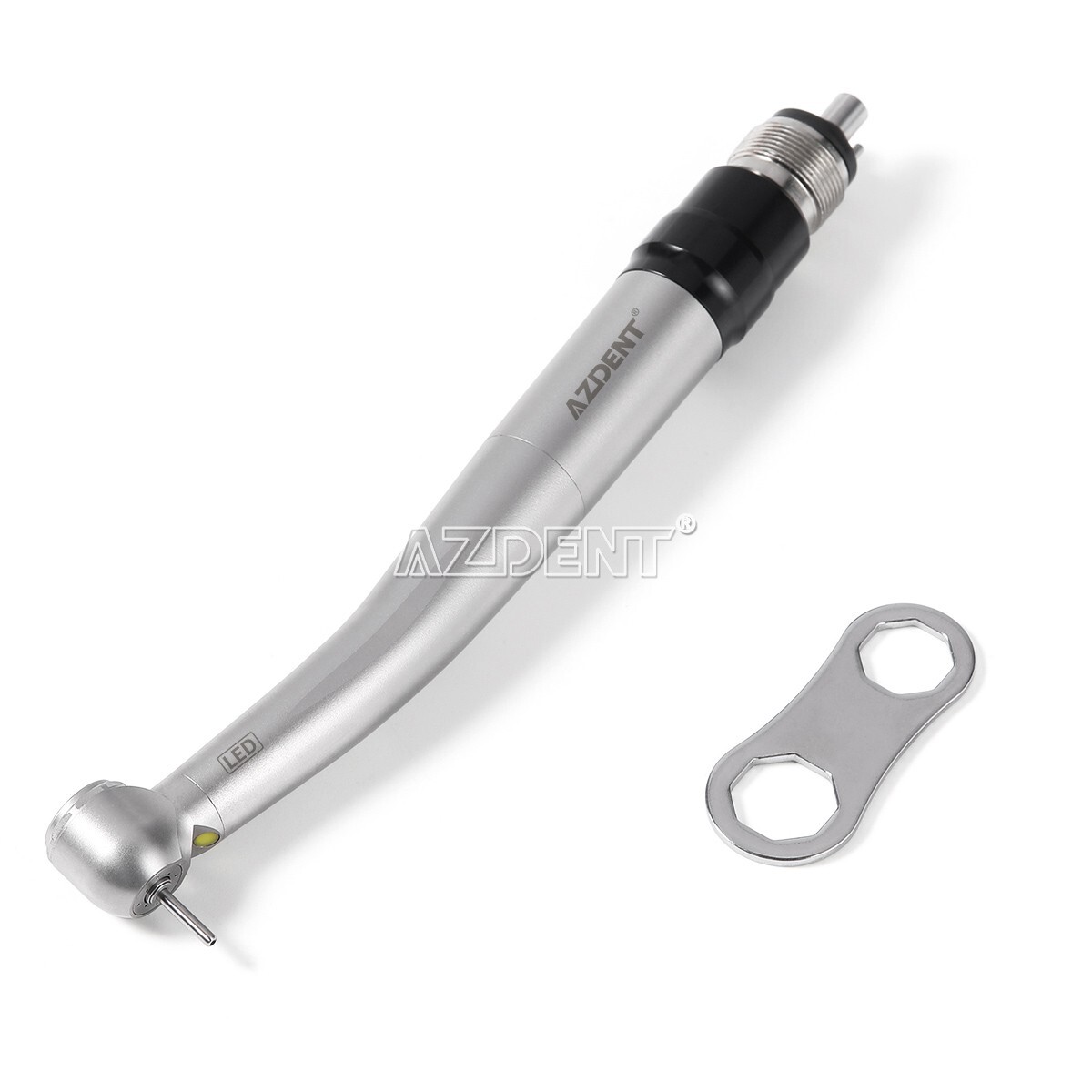 AZDENT Dental LED E-generator High Speed Handpiece with Quick Coupler 4Holes