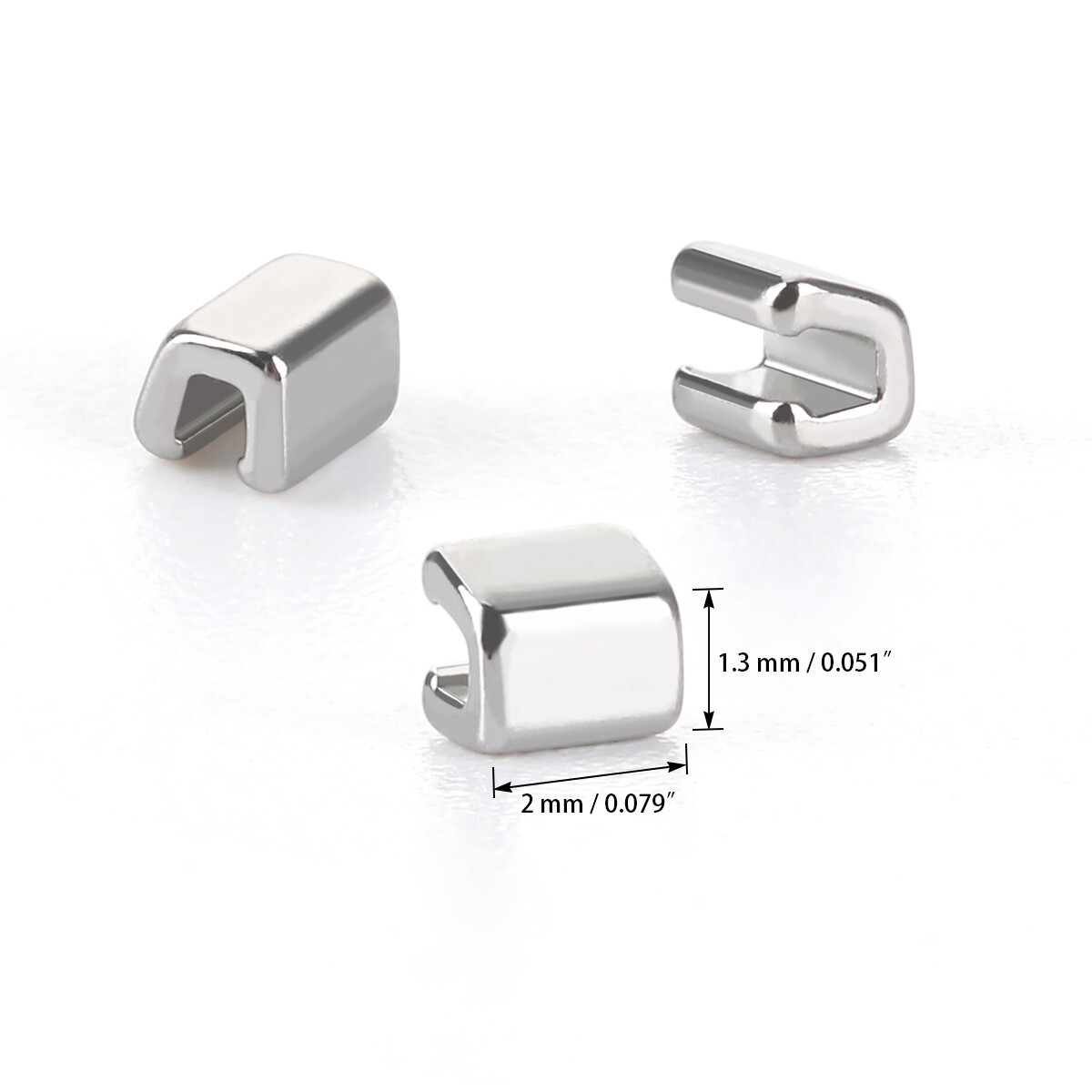 AZDENT Dental Orthodontic Crimpable Hooks Stops Type 10pcs/pack