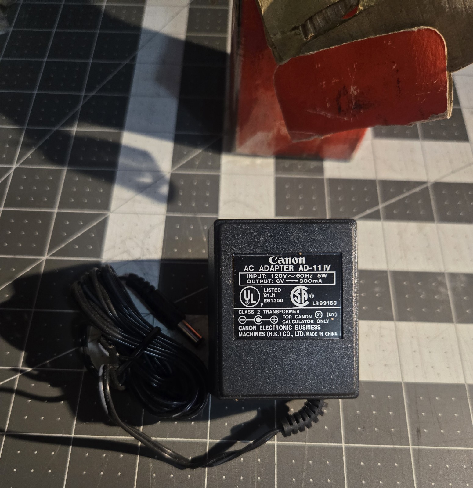 CANON AC ADAPTER AD-11 in 120V ~ 60Hz out 6v – 300mA 5W – Tested, Working