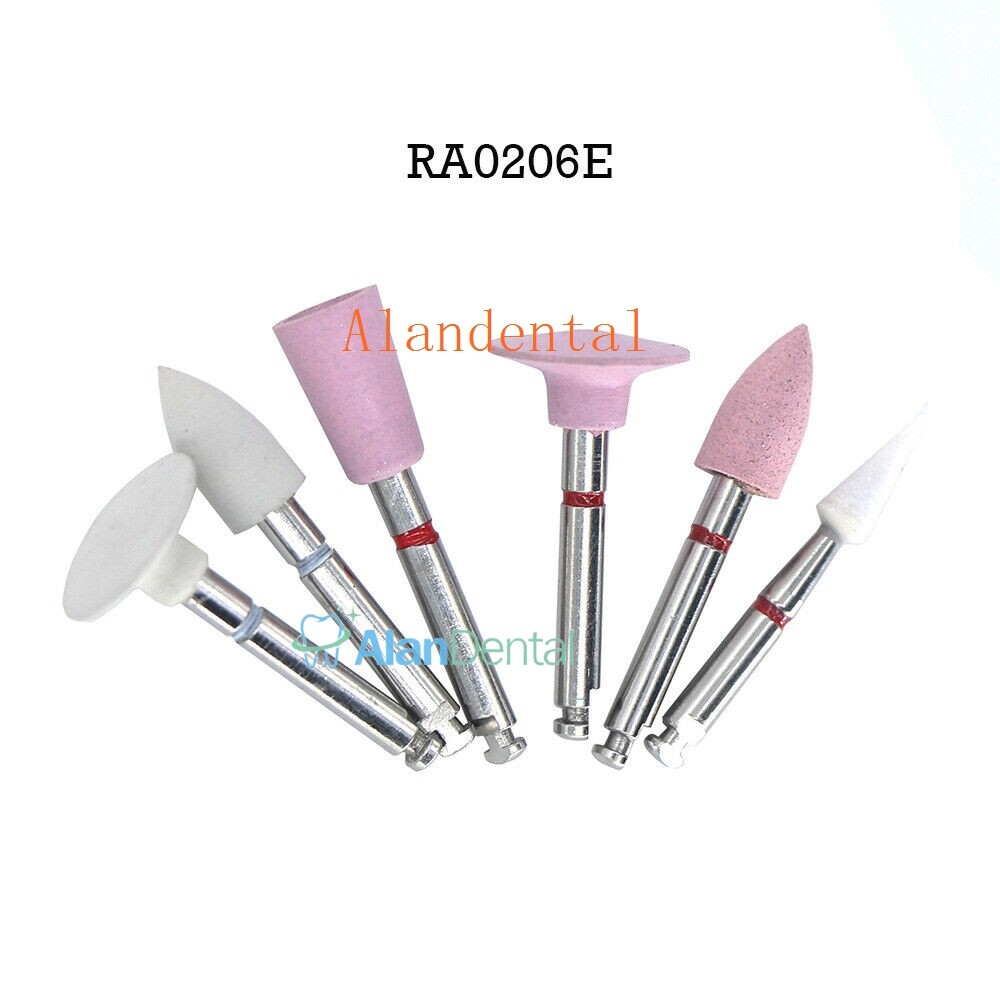 6 Pcs/Kit Dental High Gloss Polishing Bur Kit For Porcelain Teeth