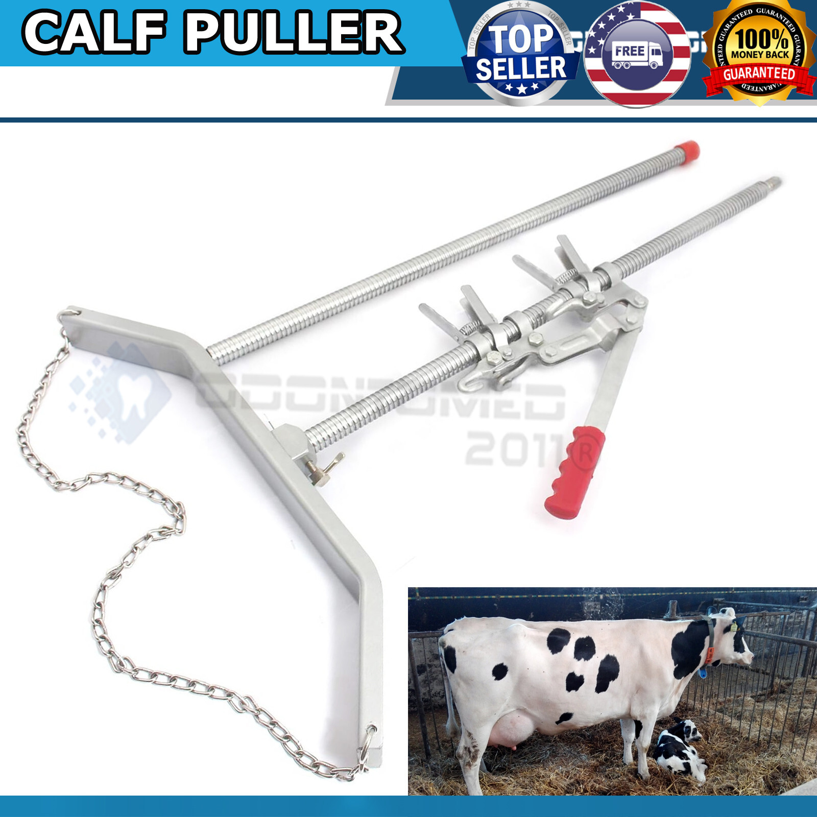 New Lever-Pull Action Calf Puller Veterinary Instruments – Easy to Us Surgi ODM